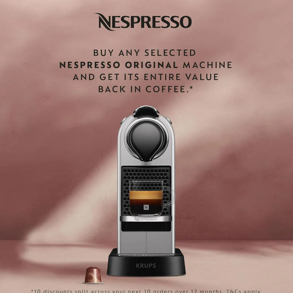 Nespresso Citiz Machine Silver