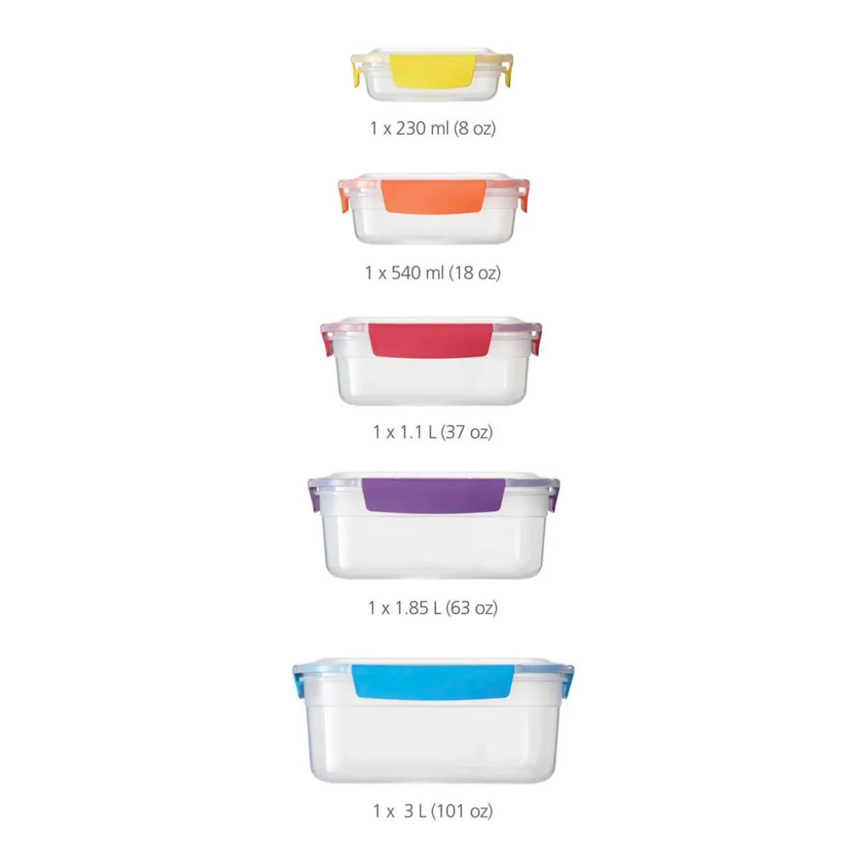 Nest™ Lock Multi-Size Container Set Multi