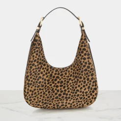 Nolita Cheetah Hobo Shoulder Bag
