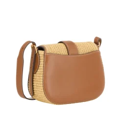 Nouveau Straw Saddle Bag
