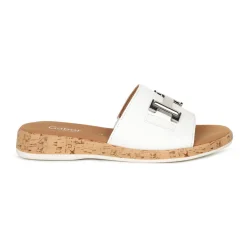 Oaty Leather Mule Sandals