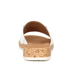Oaty Leather Mule Sandals