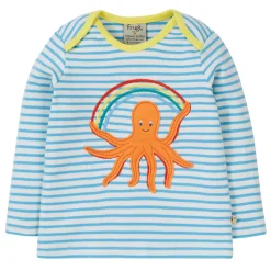 Octopus Striped Applique Top