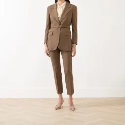 Opaco Cropped Straight Leg Trousers