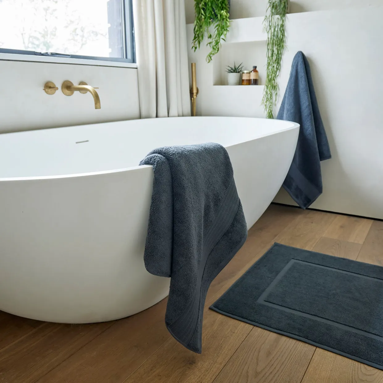 Organic Towels 550 GSM Cinder