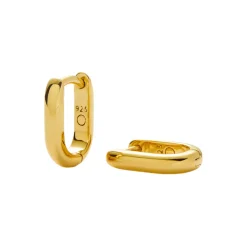 Ovate Huggie Earrings