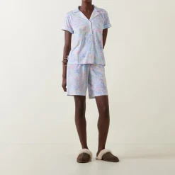 Paisley Print Shorts Pyjama Set