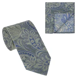 Paisley Silk Tie & Pocket Square Set