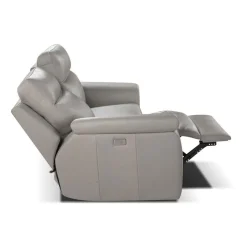Paloma 3-Seater Electric Reclining Sofa Tortora