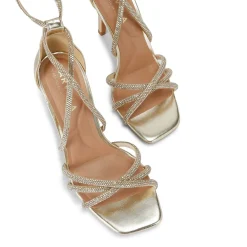 Paparazzi Metallic Heeled Sandals