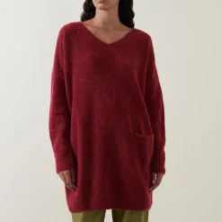 Patch Pocket Knit Sweater