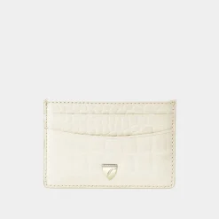 Patent-Croc Shield Logo Leather Cardholder