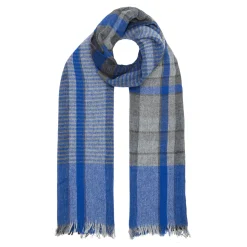 Patterned Fringed Scarf