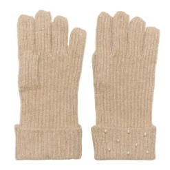 Pearly Knitted Gloves