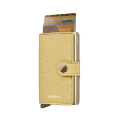 Pebble Leather Mini Wallet