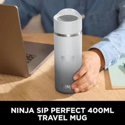 Perfect Sip Travel Mug 300ml Steam White
