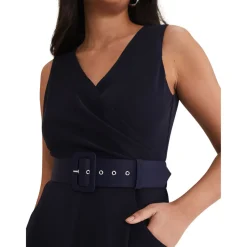 Petite Lissia Belted Jumpsuit