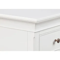 Pietra 6-Drawer Tall Chest White