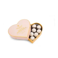 Pink Marc de Champagne Truffles Heart 200g