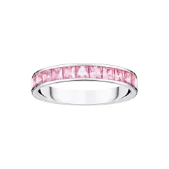 Pink Pavé Band Ring