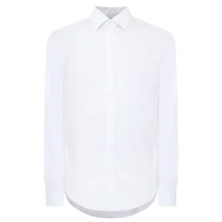 Pinstripe CK Logo Formal Shirt