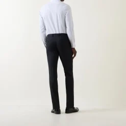 Pinstripe CK Logo Formal Shirt
