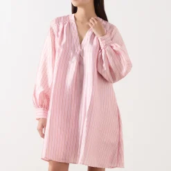 Pinstripe Kimono Mini Dress