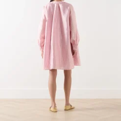 Pinstripe Kimono Mini Dress