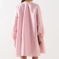 Pinstripe Kimono Mini Dress