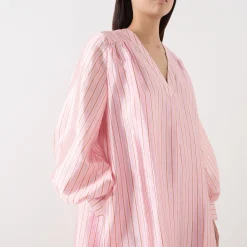 Pinstripe Kimono Mini Dress