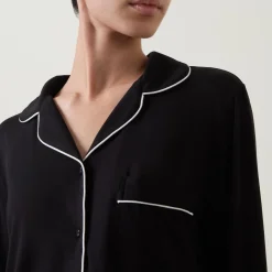 Piped Pyjama Set