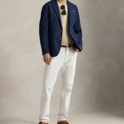Pique Single-Breasted Blazer