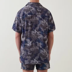 Piranha Printed Beach Shirt