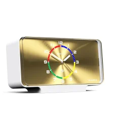 Planet Mantel Clock White