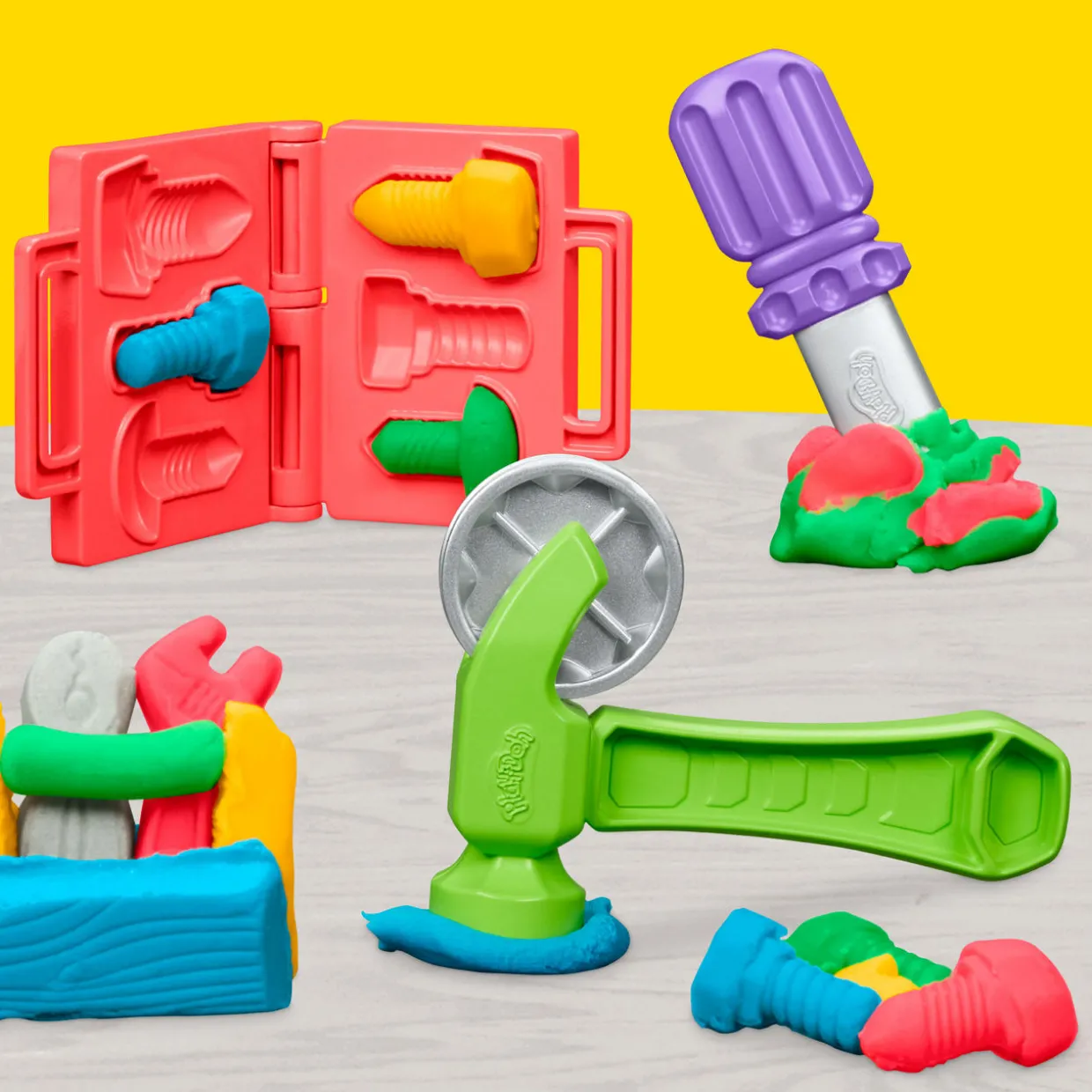 Play-Doh Stamp & Saw Tool Bench Playset