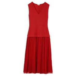 Pleated Hybrid Dress