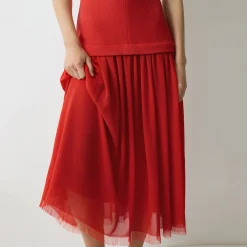 Pleated Hybrid Dress