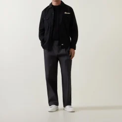Pleated Straight Leg Trousers