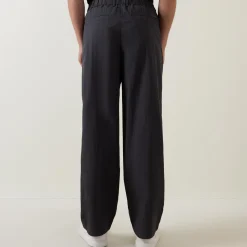 Pleated Straight Leg Trousers