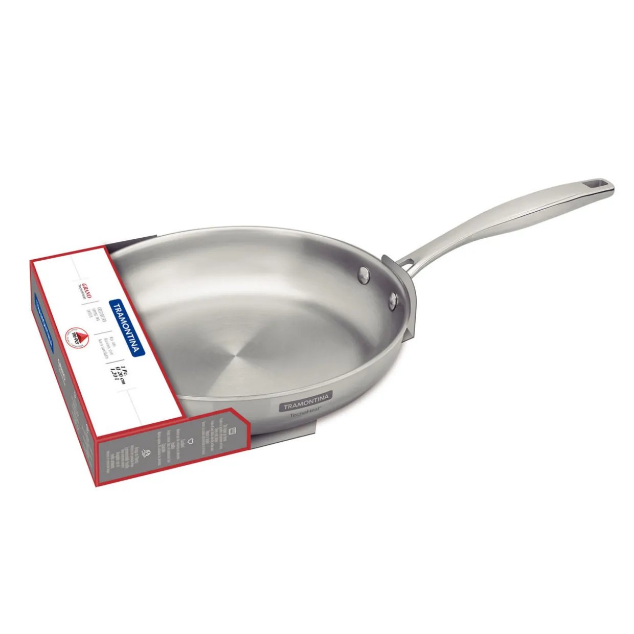 3-Ply Stainless Steel Frying Pan 20cm