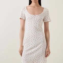 Pointelle Rose Night Dress
