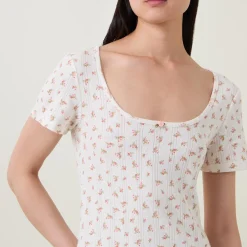 Pointelle Rose Night Dress
