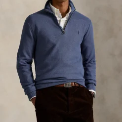 Polo Player Half Zip Sweater