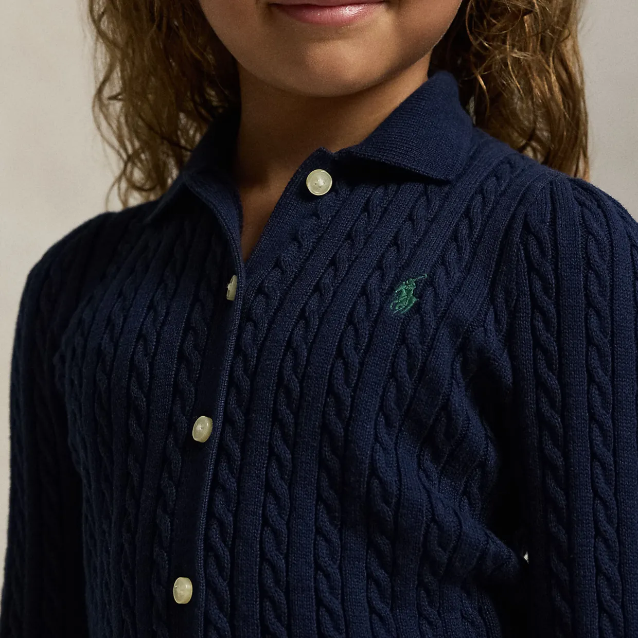 Polo Pony Two-Piece Cardigan & Skirt Set 3-6 Years