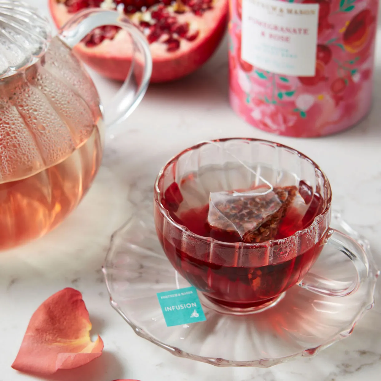 Pomegranate & Rose Infusion - 30 Silky Bags 75g