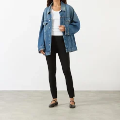 Ponte Zip Leggings