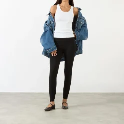 Ponte Zip Leggings