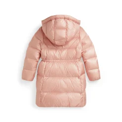 Pony Logo Hooded Down Puffer Jacket 6-12 Years