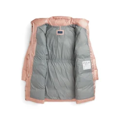 Pony Logo Hooded Down Puffer Jacket 6-12 Years
