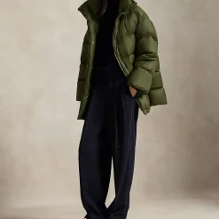 Pony Player Logo Padded Oversized Jacket